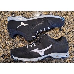 Mizuno Men’s 9-Spike Advanced Mizuno Pro Elite Baseball Cleats Black - Size 15